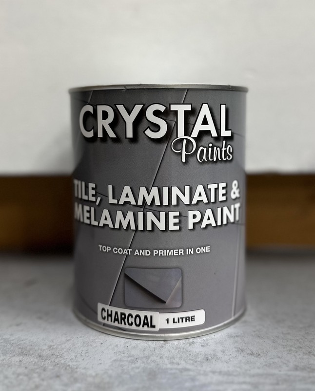 Charcoal Tile Laminate Melanine Paint 1Litre