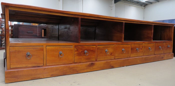 9 Drawer Tv Cabinet