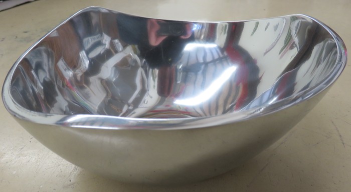 Round Silver Bowl 24cm