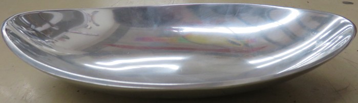 Oval Silver Dish 27cm