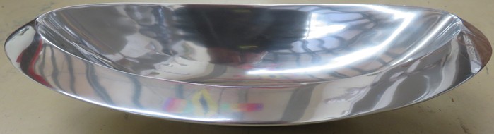 Oval Silver Dish 36cm