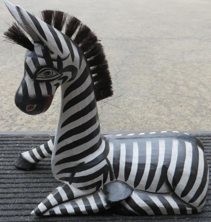 Sitting Zebra 36cm