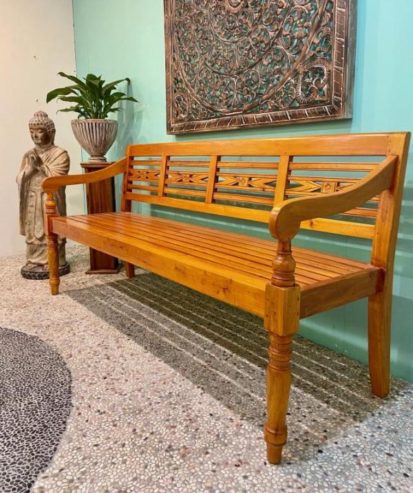 Mahogany Bench 2 Meters Wide