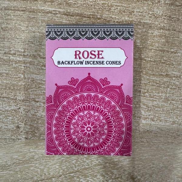 Rose Backflow Incense Cones