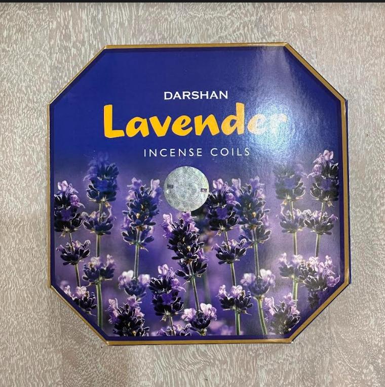 LAVENDER Darshan Incense Coils