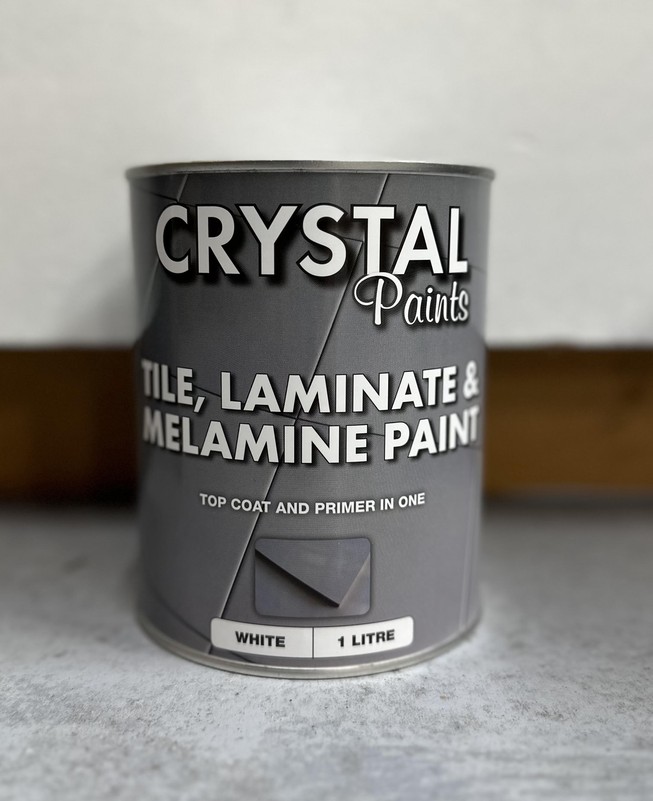 White Tile Laminate Melanine Paint 1Litre