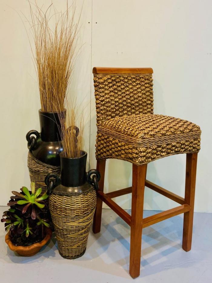 Water Hyacinth Bar Stool